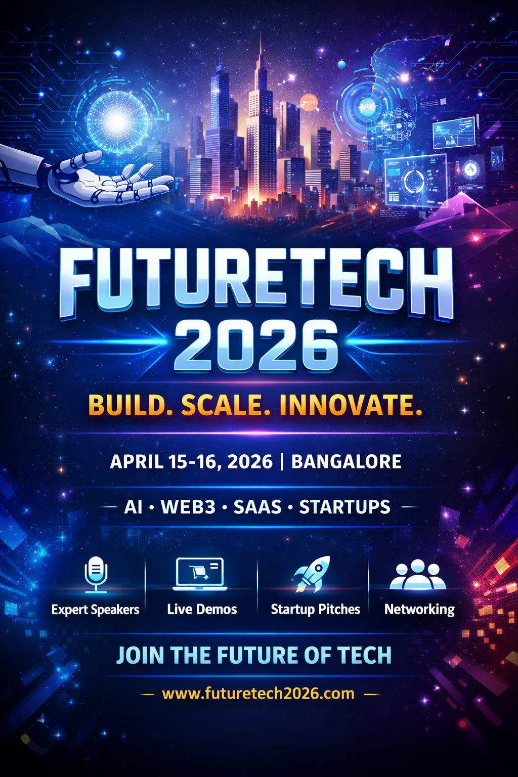 FutureTech 2026: Build. Scale. Innovate.